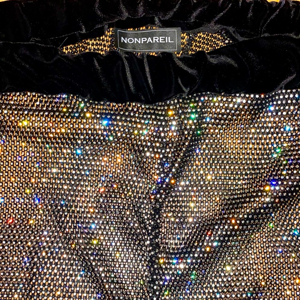 Nonpareil Rhinestone Pants - Picture 4 of 5